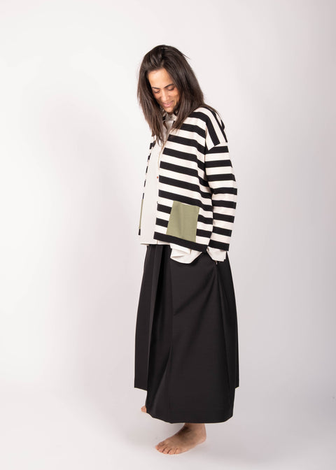 Giaccamaglia Silvana in pura lana merino