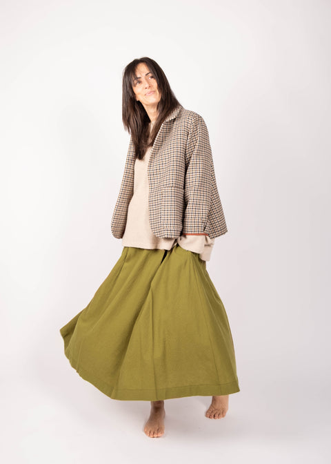 Giacca Ingrid in lana pied de poule