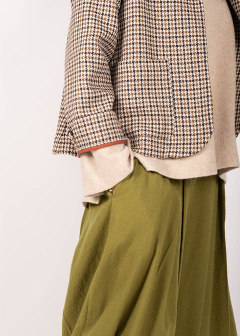 Giacca Ingrid in lana pied de poule