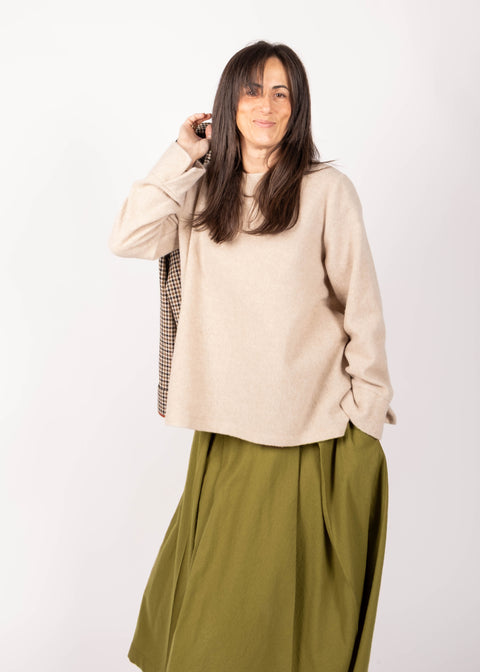 Gonna Maria Luna 100% in lana bouclè