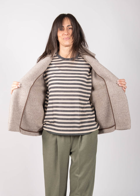 Giacca Lori in lana e alpaca