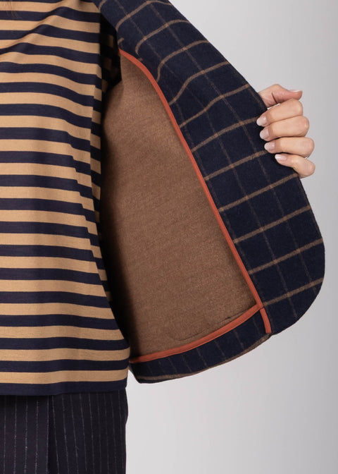 Giacca Ingrid in lana doppiata