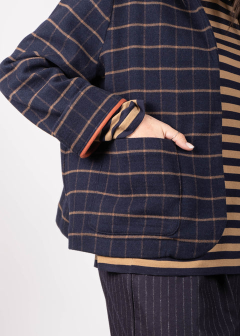 Giacca Ingrid in lana doppiata