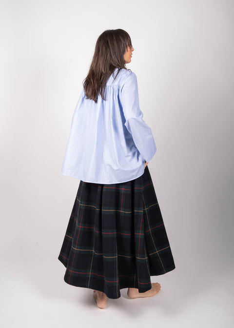 Gonna Isabella in tartan inglese