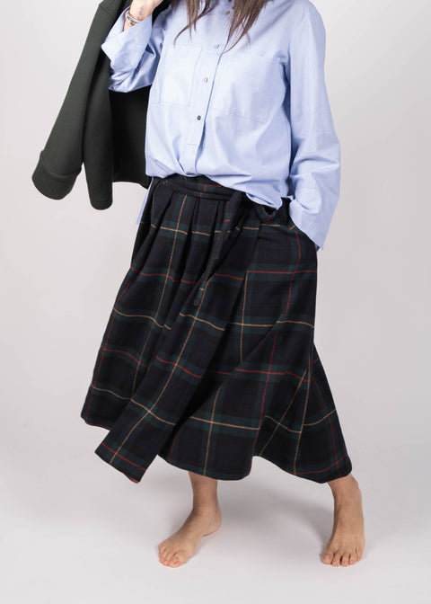 Gonna Isabella in tartan inglese