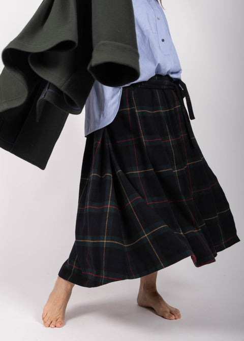 Gonna Isabella in tartan inglese