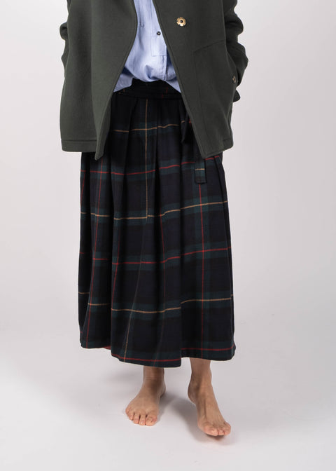 Gonna Isabella in tartan inglese