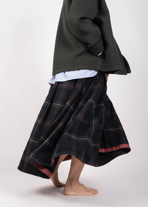 Gonna Isabella in tartan inglese