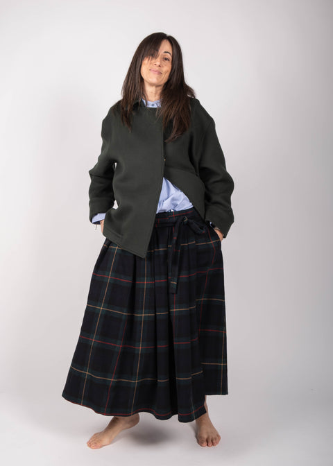 Gonna Isabella in tartan inglese