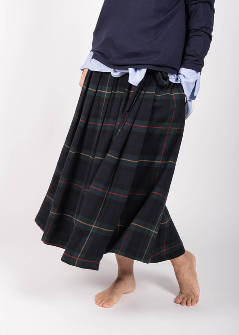 Gonna Isabella in tartan inglese