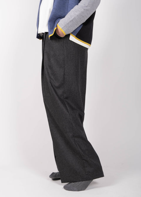 Pantalone Giovanna in gabardina di lana