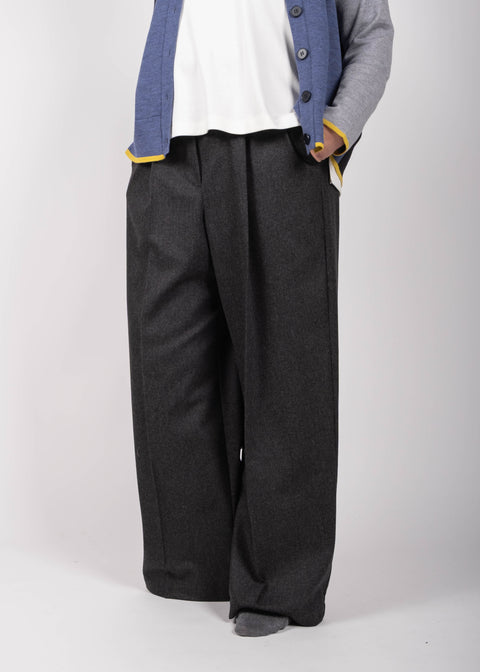 Pantalone Giovanna in gabardina di lana