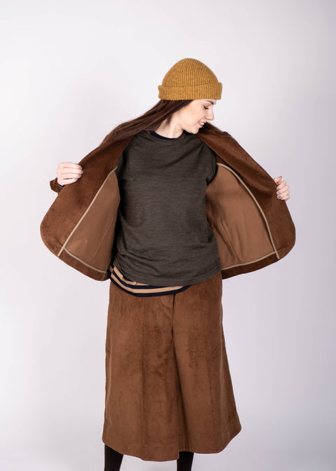 Pantabermuda Lorenzo in velluto 100% cotone.