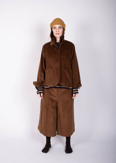 Pantabermuda Lorenzo in velluto 100% cotone.