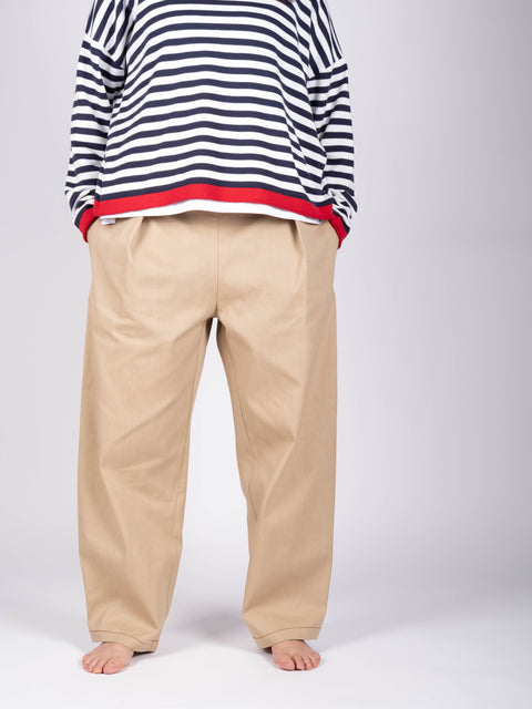 Pantalone Loto in drill di cotone
