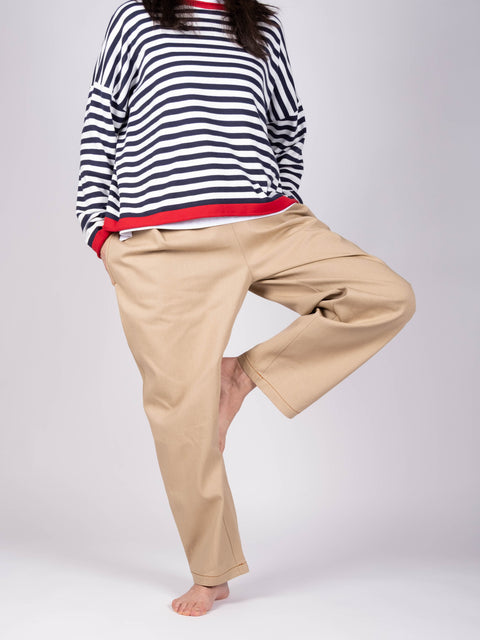 Pantalone Loto in drill di cotone