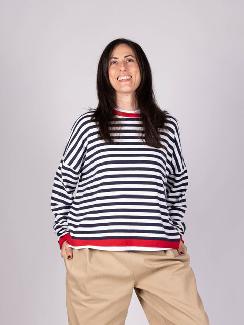 Pantalone Loto in drill di cotone
