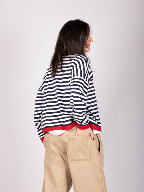 Pantalone Loto in drill di cotone