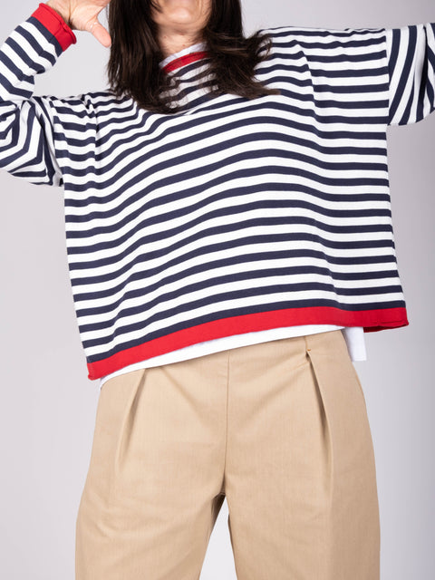 Pantalone Loto in drill di cotone