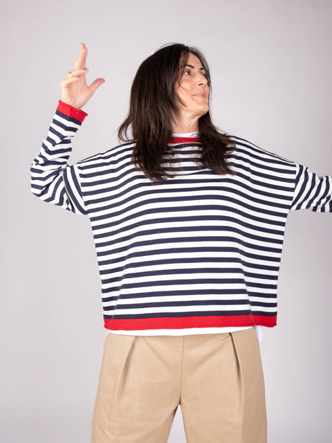 Maglia Iris in filo di cotone