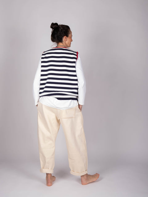 Gilet Vittoria 100% filo di cotone
