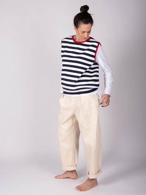 Gilet Vittoria 100% filo di cotone