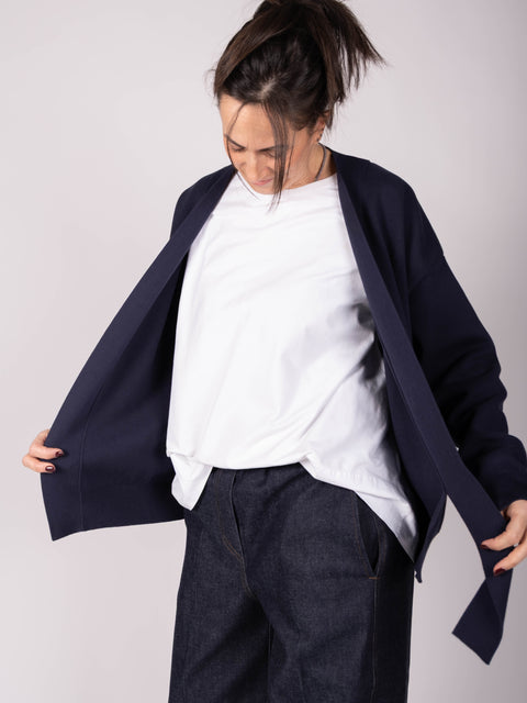 Cardigan Filippa 100% filo di cotone