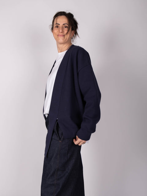 Cardigan Filippa 100% filo di cotone