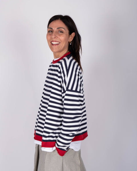 Maglia Iris in filo di cotone