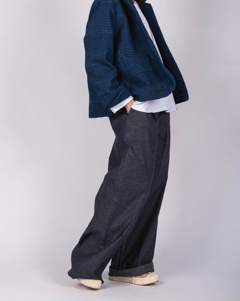 Pantalone Giovanna in cotone effetto denim