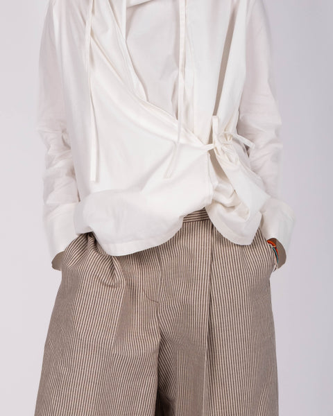 Pantalone Giovanna in lino e cotone