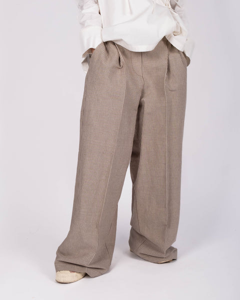 Pantalone Giovanna in lino e cotone