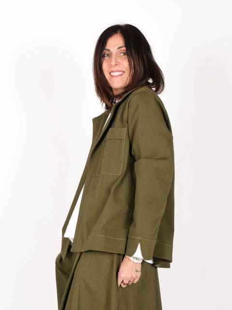 Giacca Ninetta in drill di cotone
