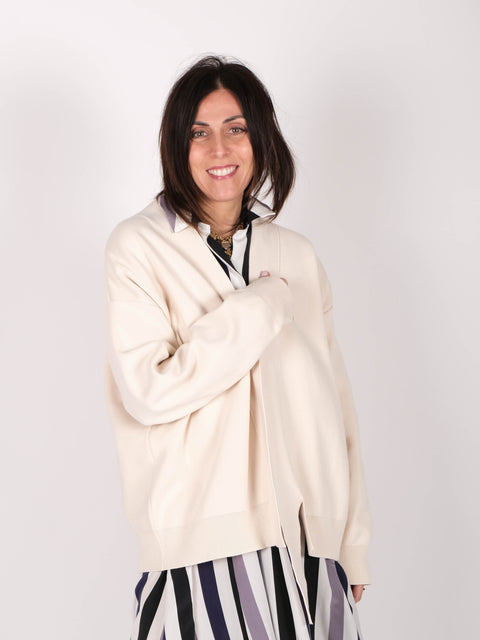 Cardigan Filippa 100% filo di cotone