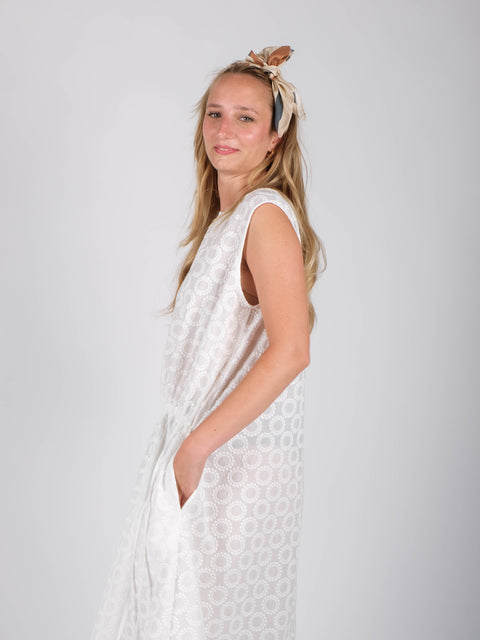 Abito Amélie in  cotone ricamato