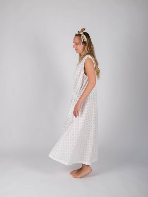 Abito Amélie in  cotone ricamato
