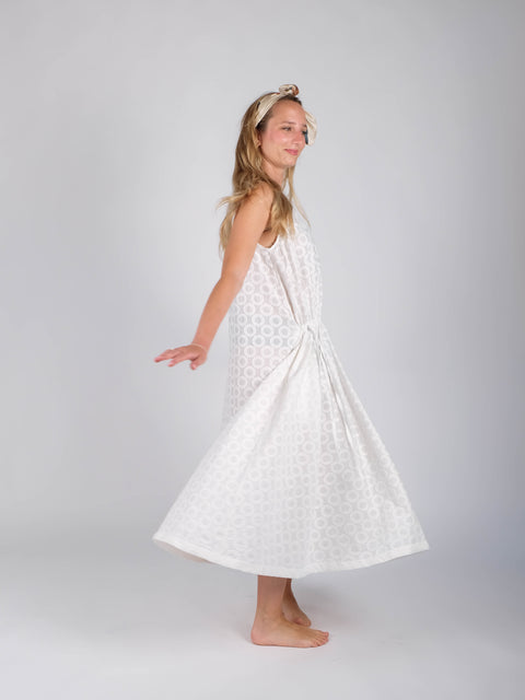 Abito Amélie in  cotone ricamato