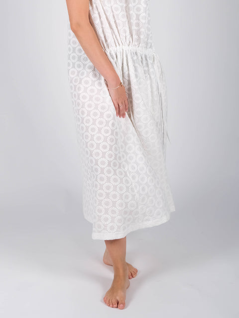 Abito Amélie in  cotone ricamato