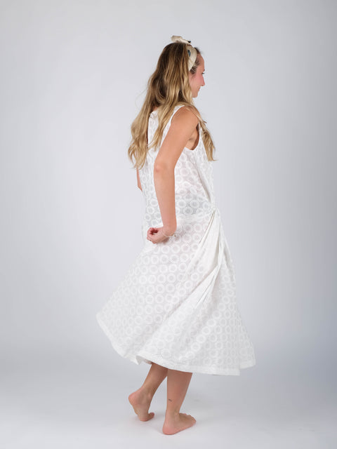 Abito Amélie in  cotone ricamato
