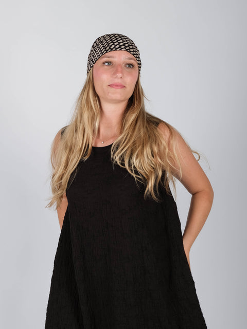 Abito Mimì in jacquard russell di cotone organico