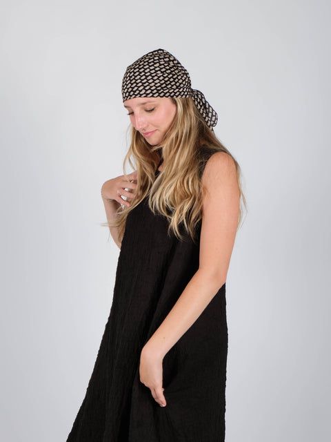 Abito Mimì in jacquard russell di cotone organico