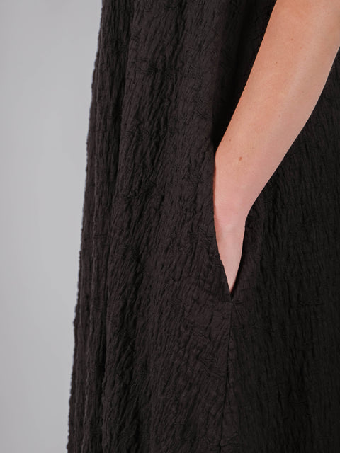Abito Mimì in jacquard russell di cotone organico