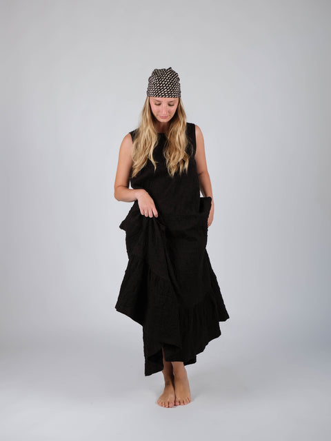 Abito Mimì in jacquard russell di cotone organico