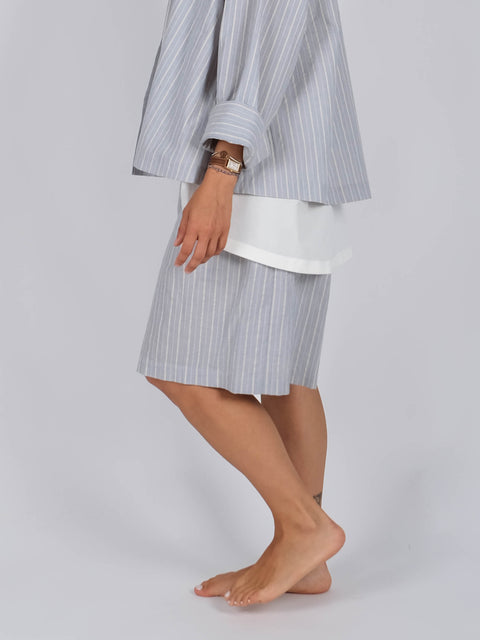 Bermuda Giacinto in Cotone Giapponese
