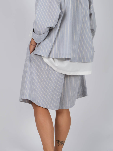 Bermuda Giacinto in Cotone Giapponese