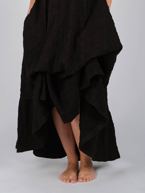 Abito Mimì in jacquard russell di cotone organico