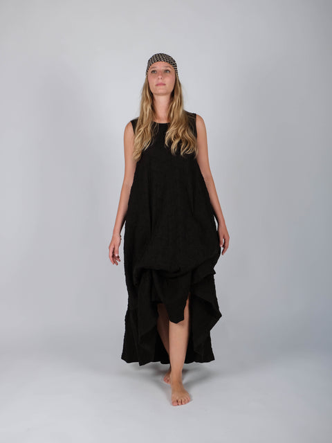 Abito Mimì in jacquard russell di cotone organico