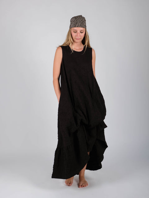 Abito Mimì in jacquard russell di cotone organico