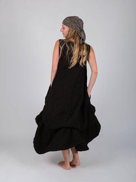 Abito Mimì in jacquard russell di cotone organico