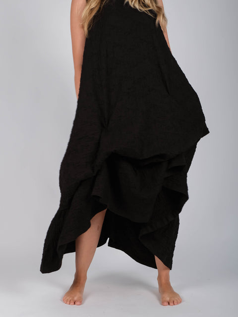Abito Mimì in jacquard russell di cotone organico